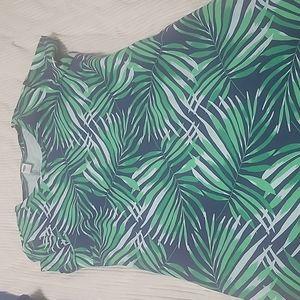 Old Navy Navy Blue with Green Dress size L.